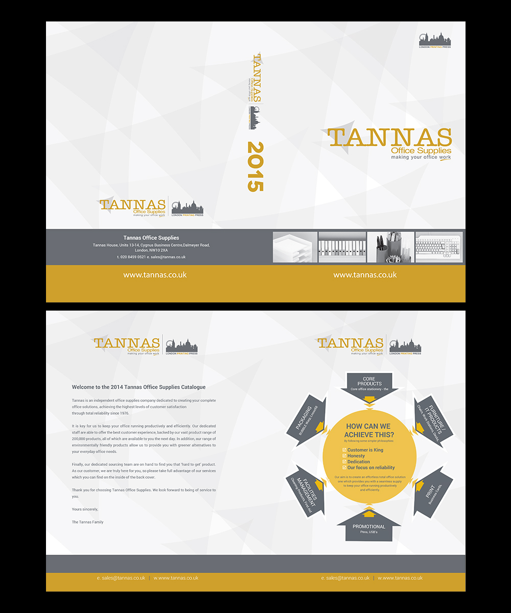 Catalogue Design by creative.visuals for Tannas LTD T/A StationeryHut.co.uk | Design #4887619