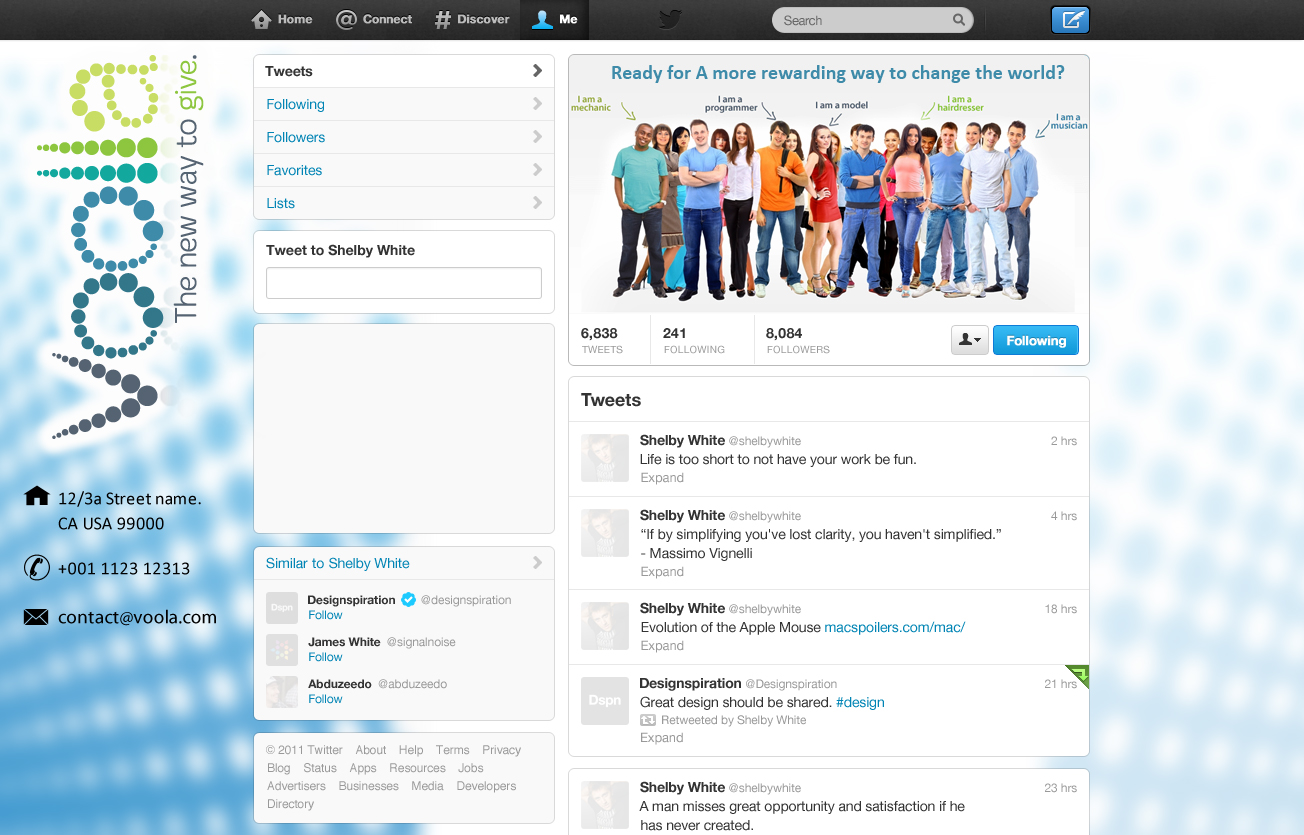 Design Twitter par Best Design Hub pour Voolla | Design #1368746
