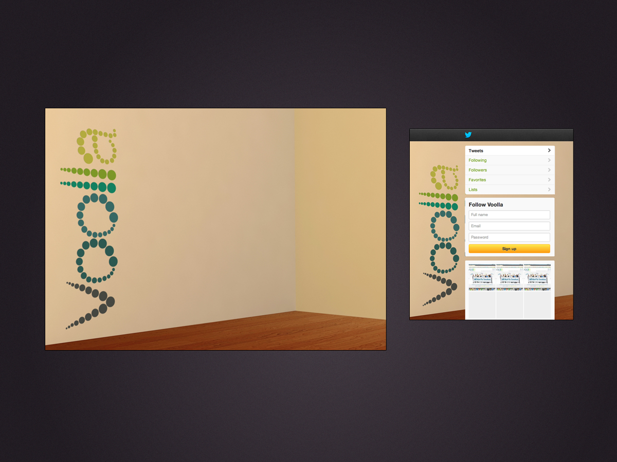 Twitter Design by tapstudio for Voolla | Design #1400354