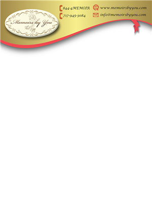 Letterhead Design by INKKO for Memoirs by You | Design: #4848448