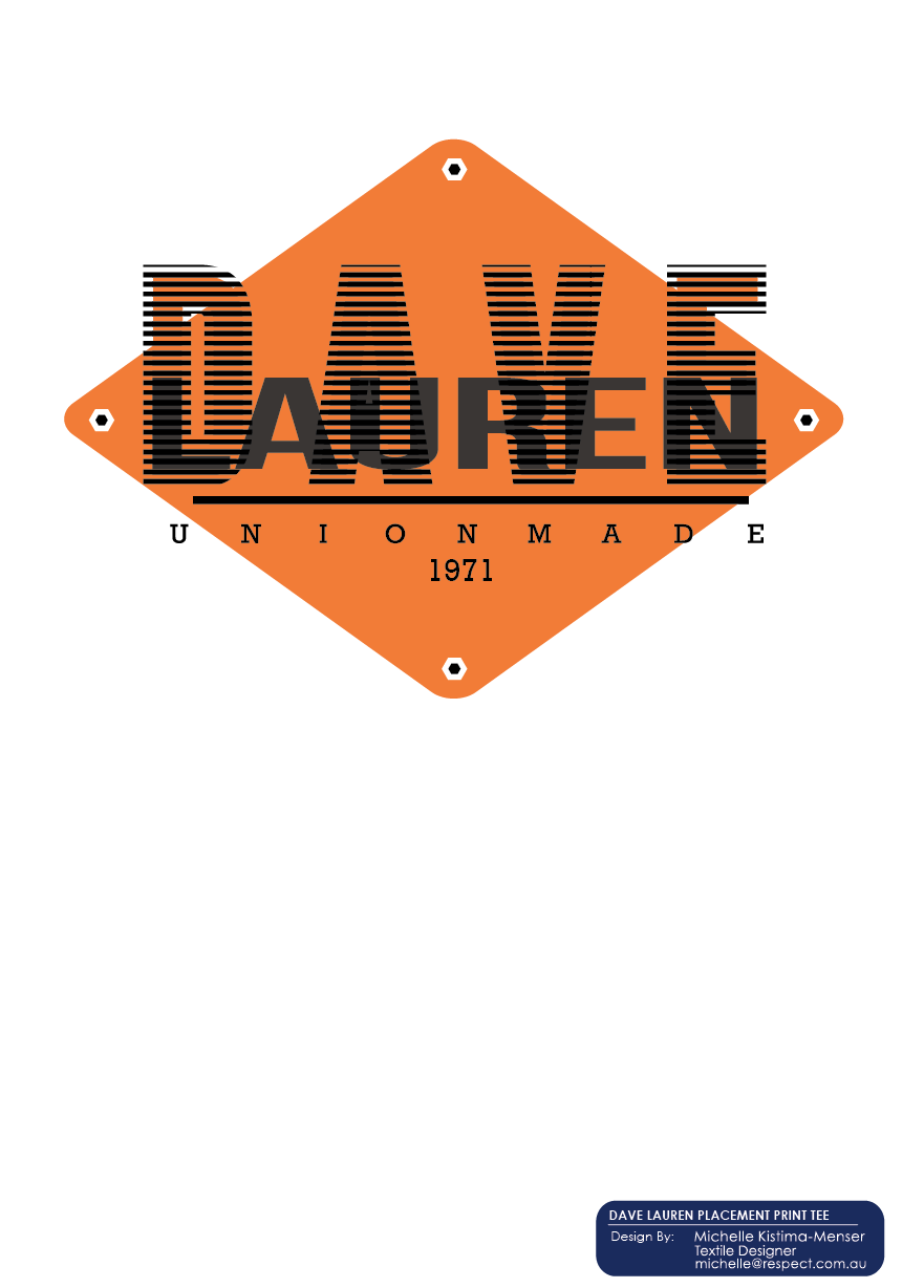 T-shirt Design by Michelle Kistima-Menser for Dave Lauren | Design #1385623