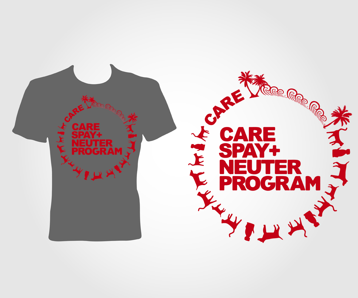 T-shirt Design by jayneel_s for Cayman Animal Rescue Enthusiasts (''CARE'') | Design #4840662