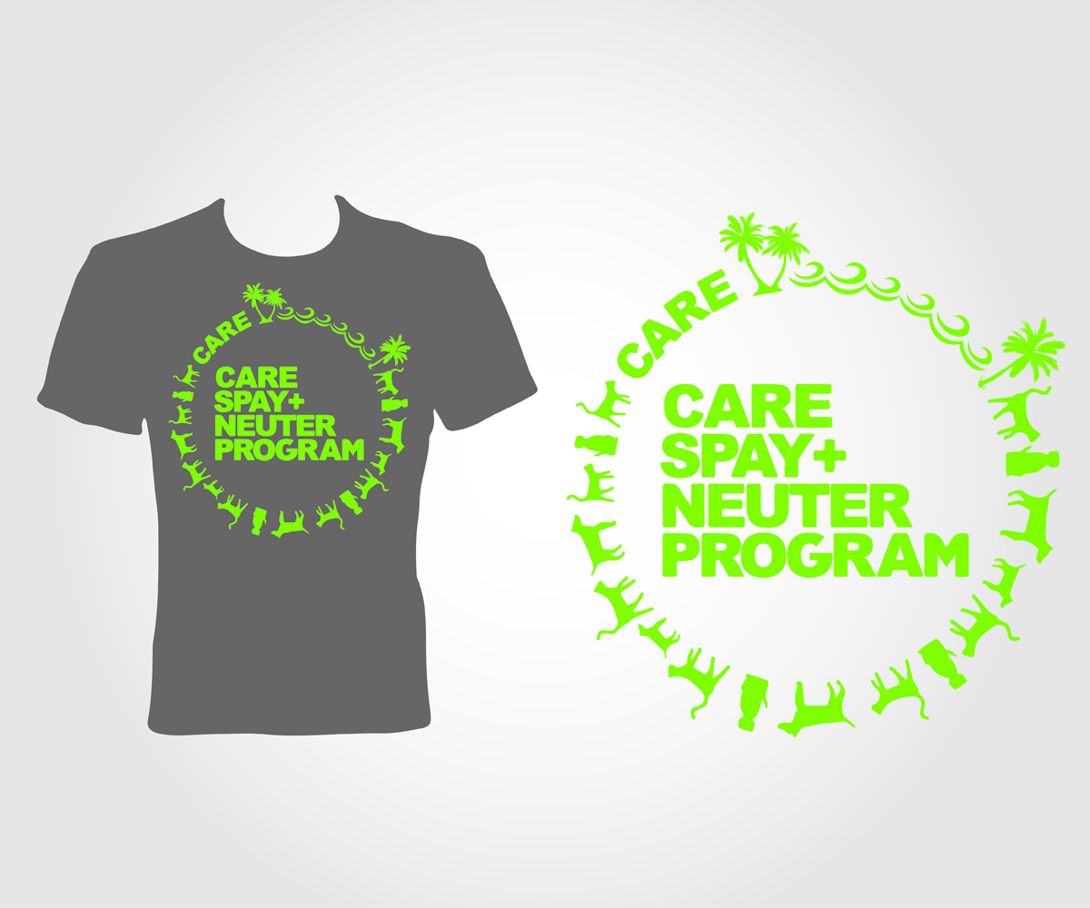 T-shirt Design by jayneel_s for Cayman Animal Rescue Enthusiasts (''CARE'') | Design #4840708