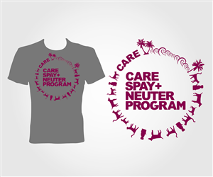 T-shirt Design by jayneel_s for Cayman Animal Rescue Enthusiasts (''CARE'') | Design: #4840719