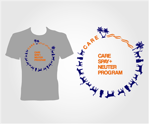 T-shirt Design by jayneel_s for Cayman Animal Rescue Enthusiasts (''CARE'') | Design: #4842269