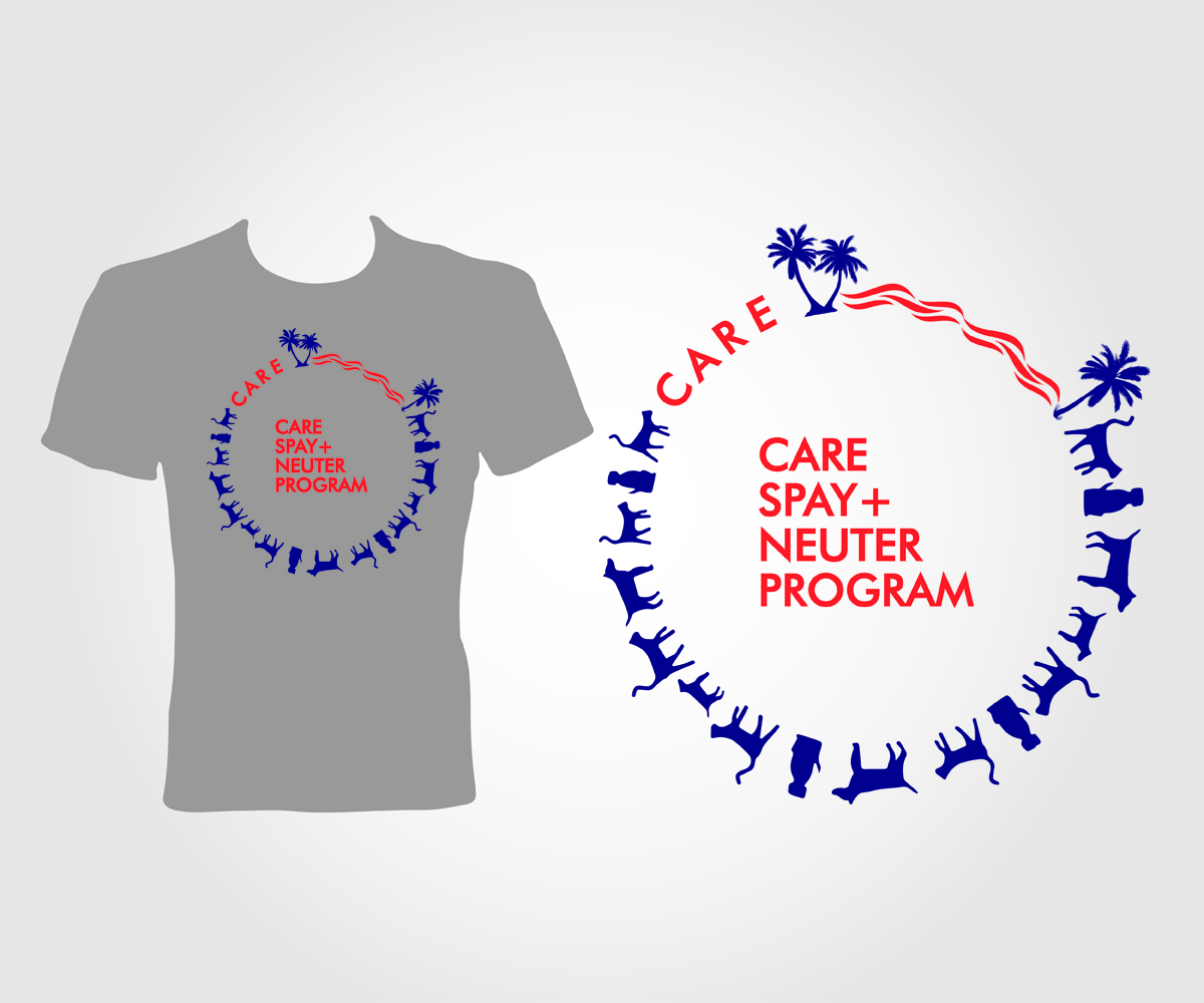 T-shirt Design by jayneel_s for Cayman Animal Rescue Enthusiasts (''CARE'') | Design #4842271
