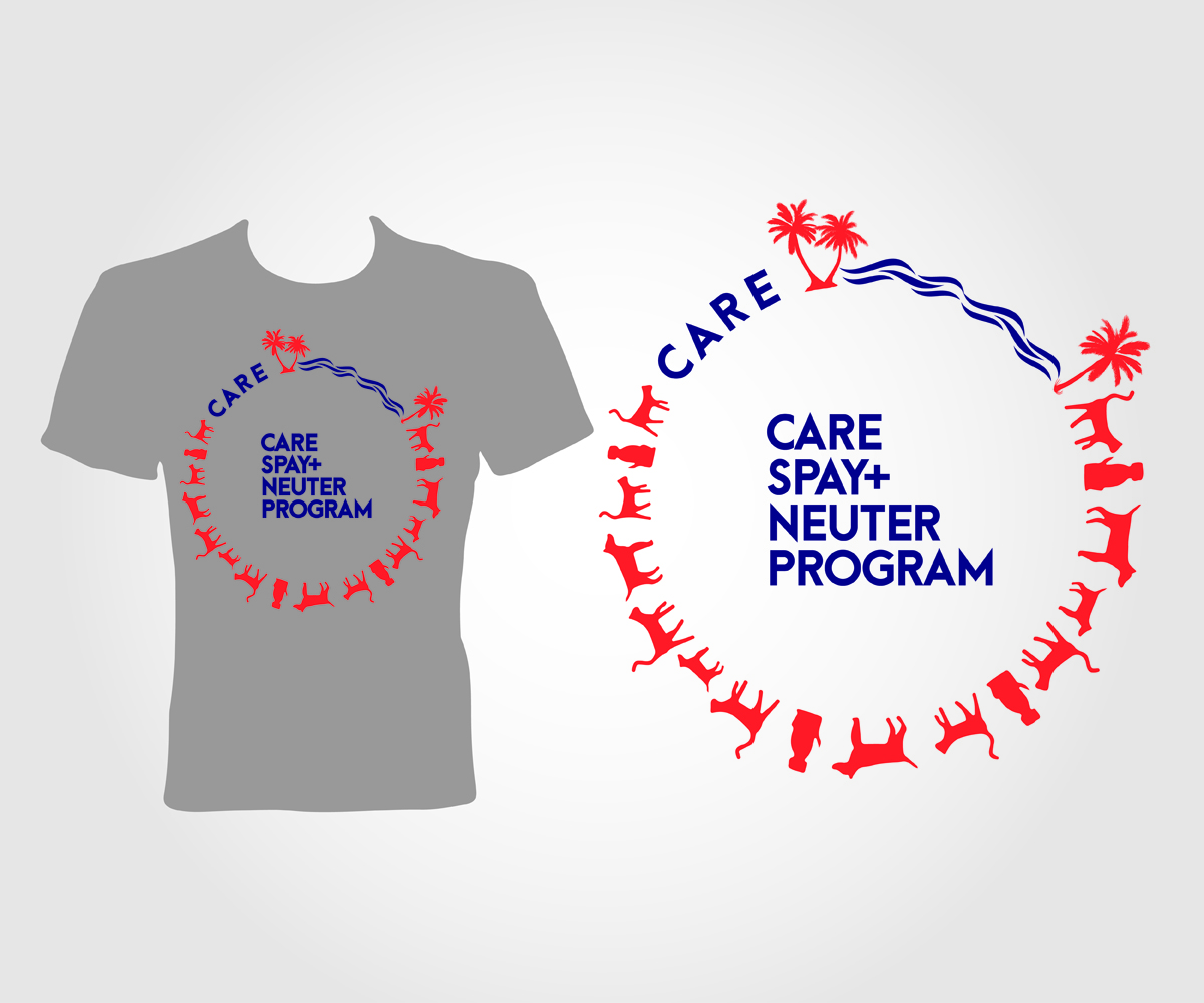 T-shirt Design by jayneel_s for Cayman Animal Rescue Enthusiasts (''CARE'') | Design #4842276