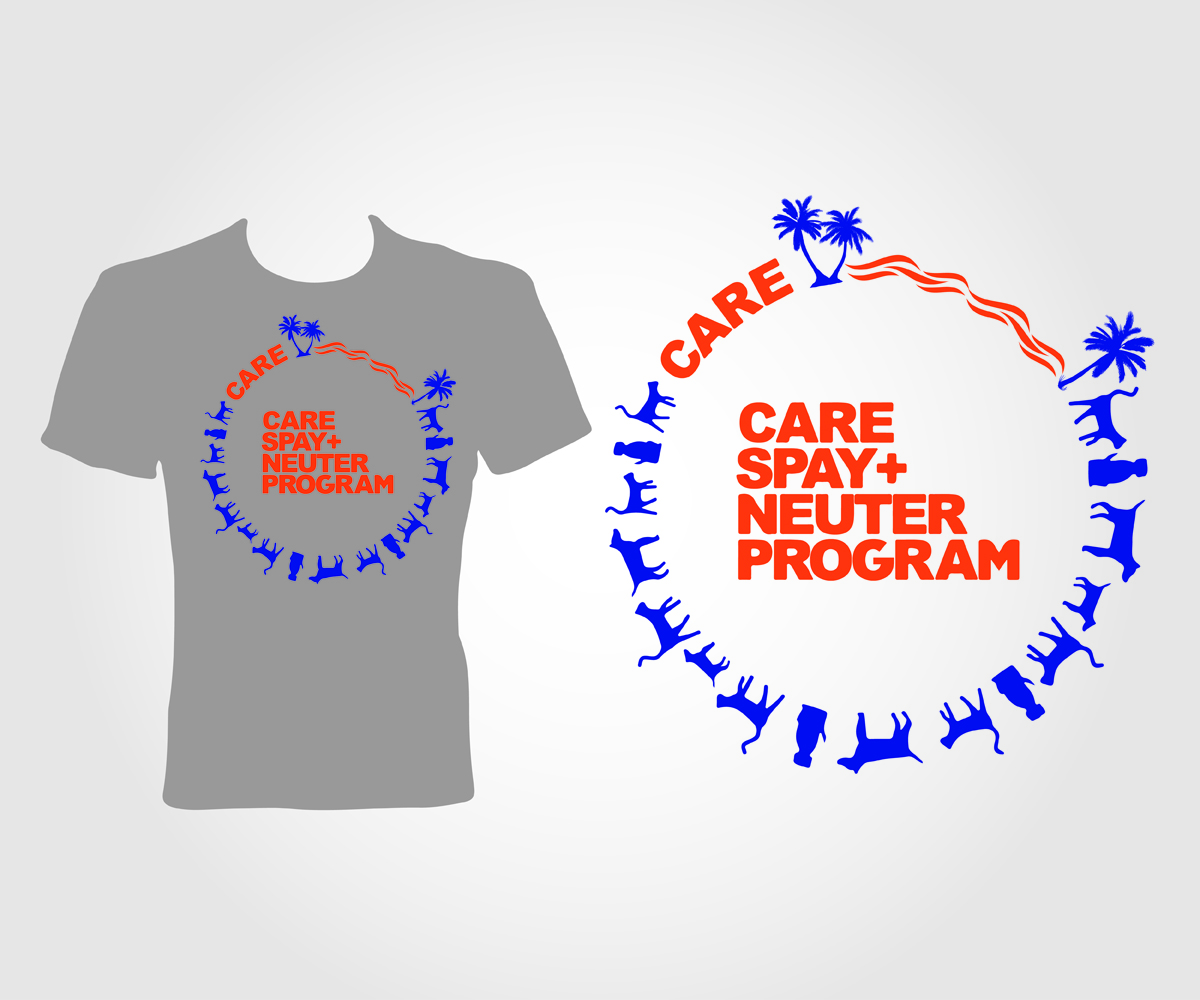 T-shirt Design by jayneel_s for Cayman Animal Rescue Enthusiasts (''CARE'') | Design #4842306