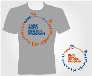 T-shirt Design by jayneel_s for Cayman Animal Rescue Enthusiasts (''CARE'') | Design: #4859188
