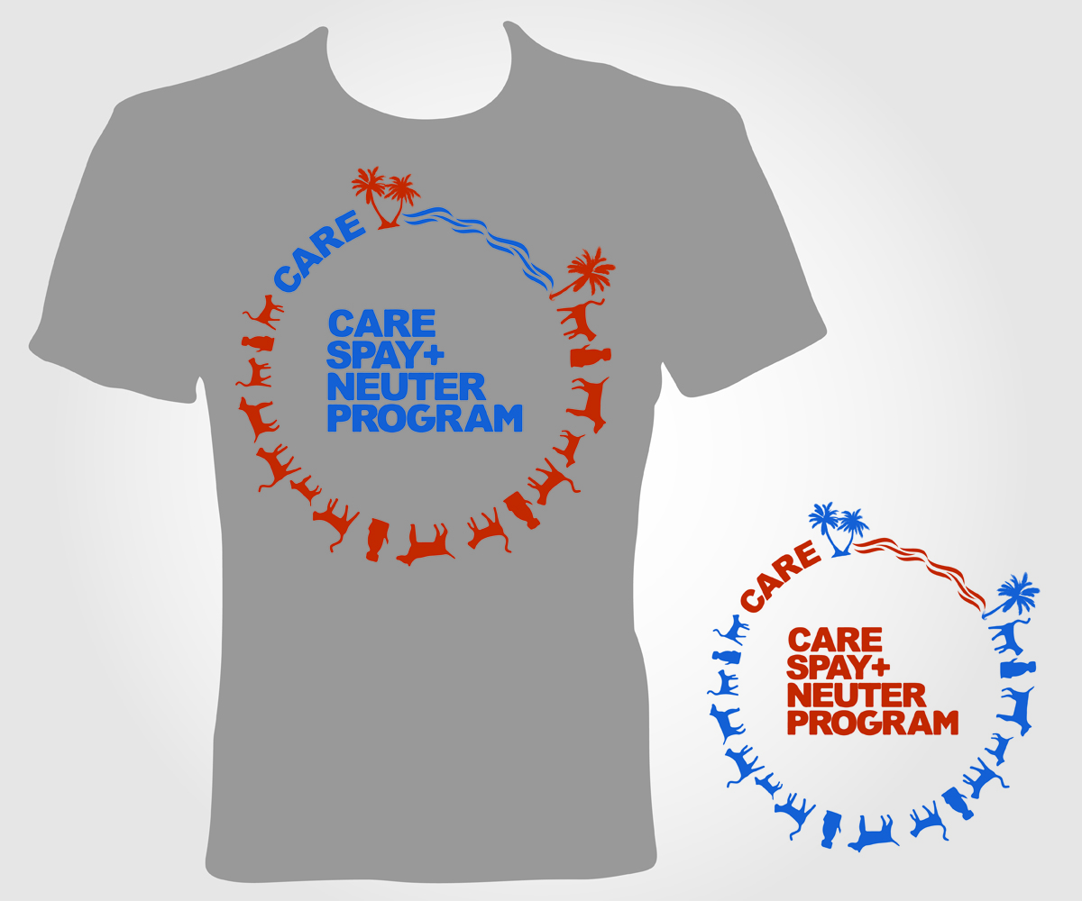 T-shirt Design by jayneel_s for Cayman Animal Rescue Enthusiasts (''CARE'') | Design #4859193