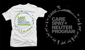 T-shirt Design by D'Mono for Cayman Animal Rescue Enthusiasts (''CARE'') | Design #4862639