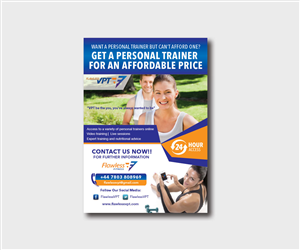 Virtual Personal Training Flyer Design | Diseño de Flyer por mcoco