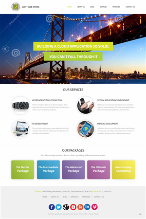 Wordpress Design by pb for Scott Web Works | Design: #4870769
