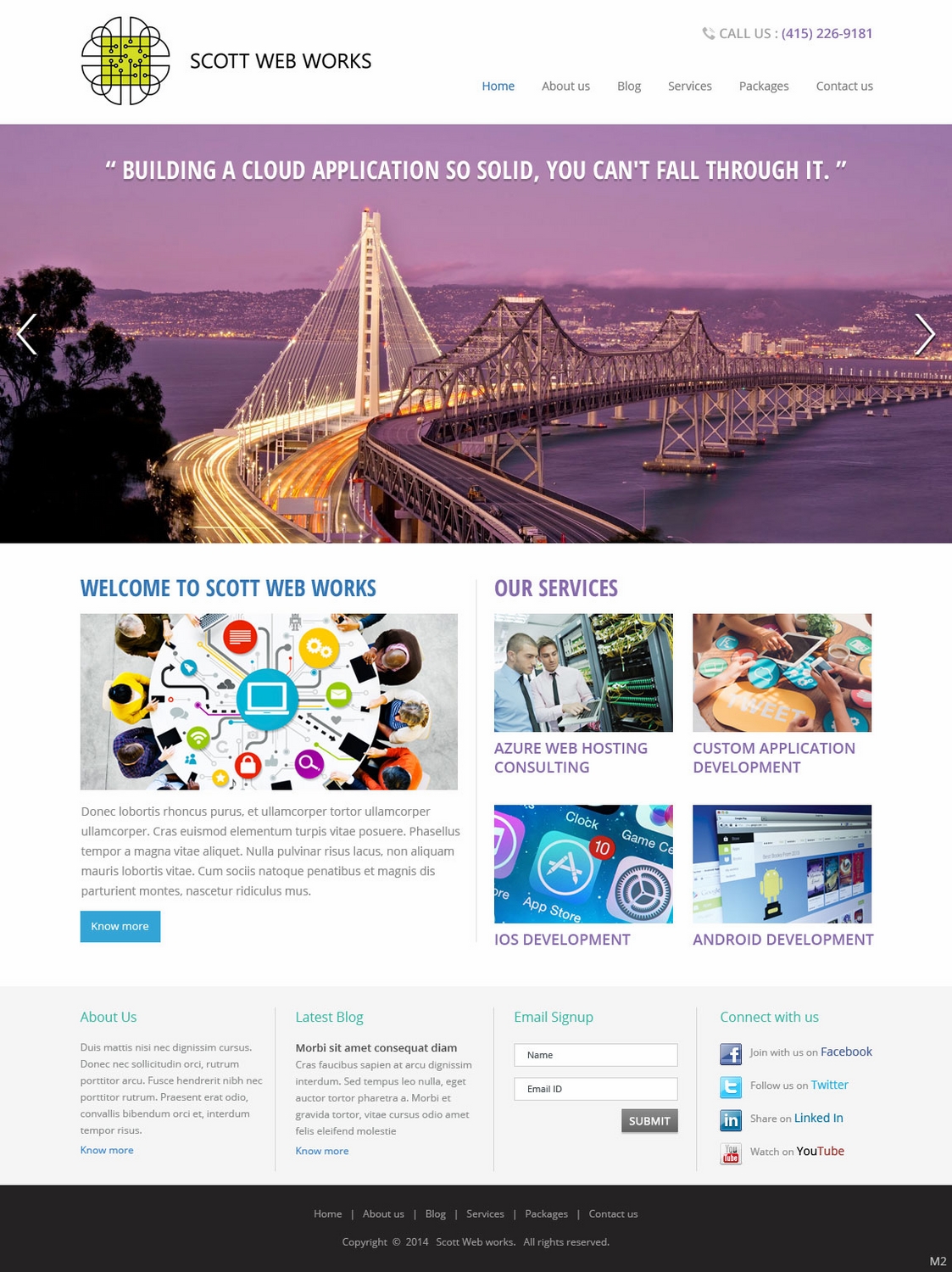 Design Wordpress par pb pour Scott Web Works | Design #4870785