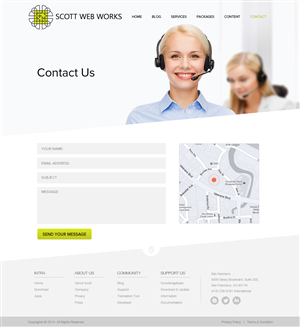 Wordpress Design by OM for Scott Web Works | Design #4935534