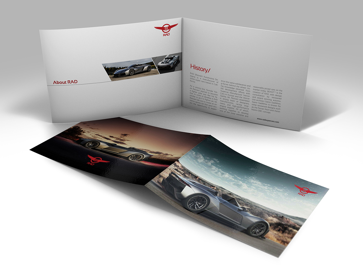 Catalogue Design by Miguel Neiva for Rezvani Motors | Design #4849131