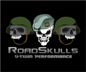 Diseño de Logo por S.S. Mulla para RoadSkulls V-Twin Performance | Diseño: #4848122
