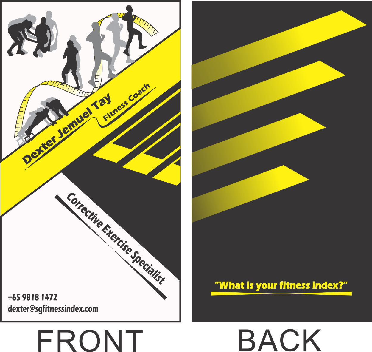 Business Card Design by alexsamaralns for Fitness Index | Design #1370274