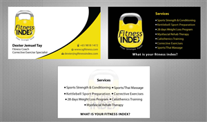 Business Card Design by Sbss for Fitness Index | Design: #1372705