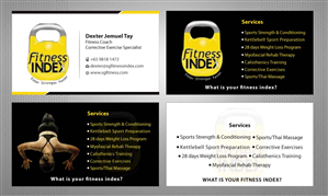 Visitenkarten-Design von Sbss für Fitness Index | Design: #1372815