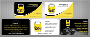 Visitenkarten-Design von Sbss für Fitness Index | Design: #1372860