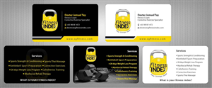 Visitenkarten-Design von Sbss für Fitness Index | Design: #1372863