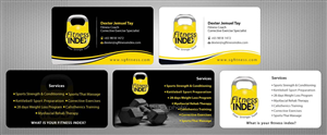 Visitenkarten-Design von Sbss für Fitness Index | Design: #1372864