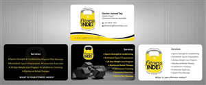 Visitenkarten-Design von Sbss für Fitness Index | Design: #1372865