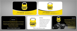 Visitenkarten-Design von Sbss für Fitness Index | Design: #1372872