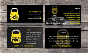 Business Card Design by Sbss for Fitness Index | Design: #1374079