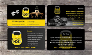 Business Card Design by Sbss for Fitness Index | Design: #1374080