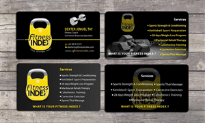 Business Card Design by Sbss for Fitness Index | Design: #1374139
