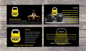Business Card Design by Sbss for Fitness Index | Design: #1374145