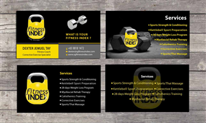 Business Card Design by Sbss for Fitness Index | Design: #1374148