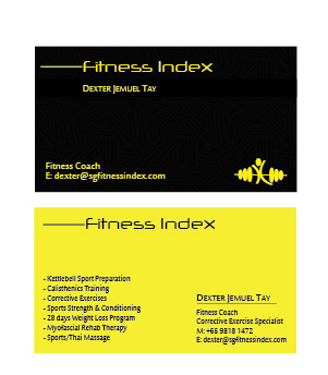 Business Card Design by Websaar Solutions for Fitness Index | Design #1366463