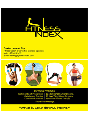 Business Card Design by Creativecognate for Fitness Index | Design: #1397019