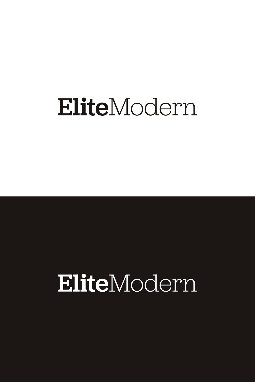 Logo Design by VisualFlava for Elite Modern | Design #4873330
