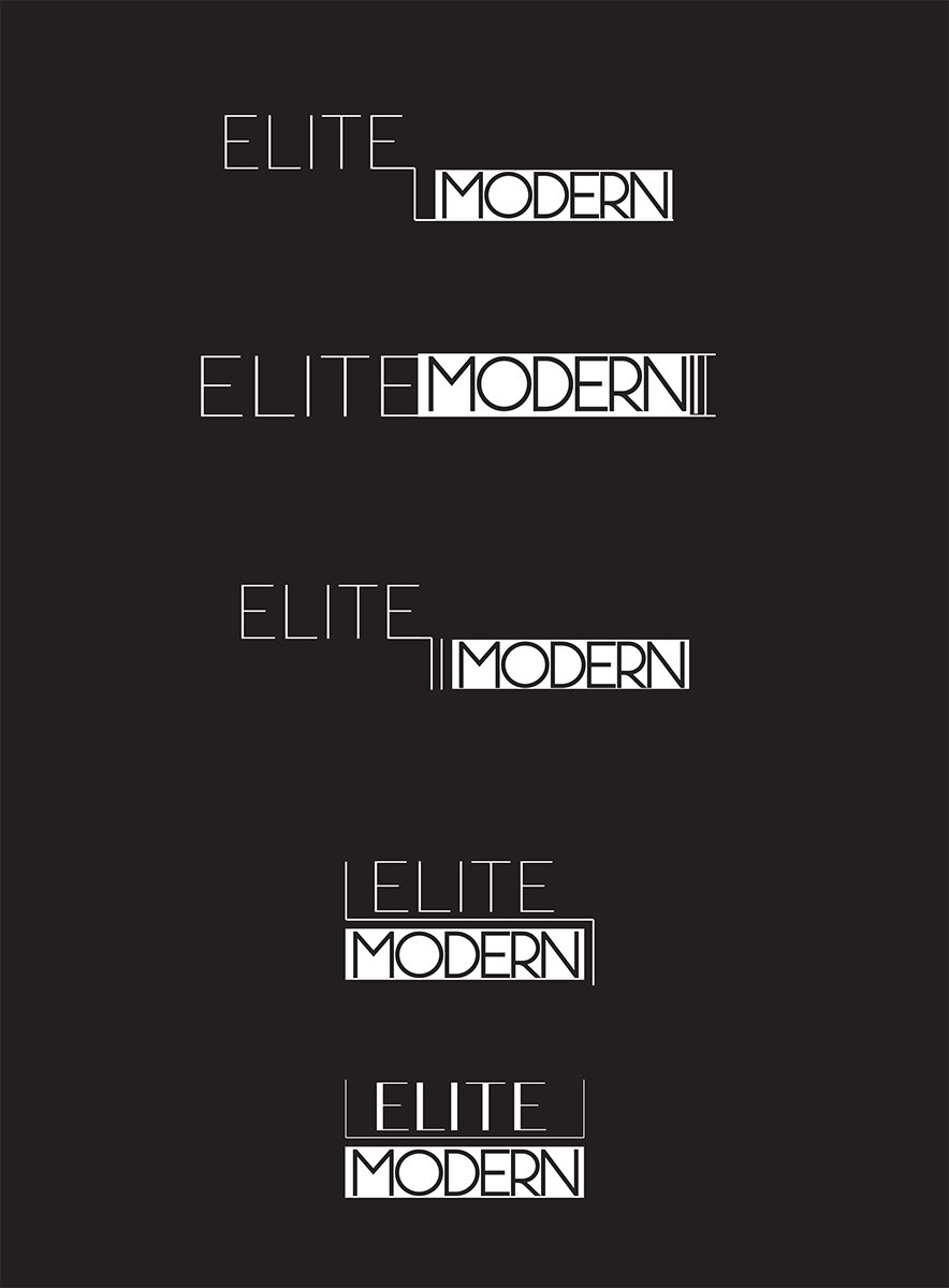 Logo Design by OLdesignZ for Elite Modern | Design #4843961