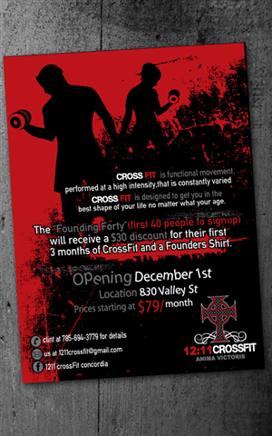 CrossFit Flyer | Flyer-Design von TRHZ
