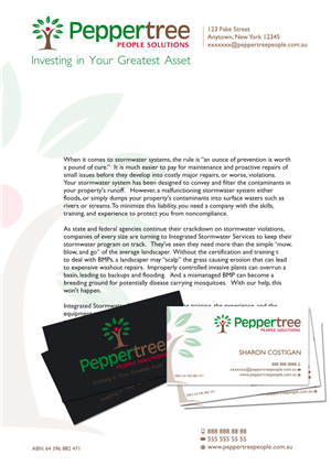 Stationery Design by Atvento Graphics for this project | Design: #1373995