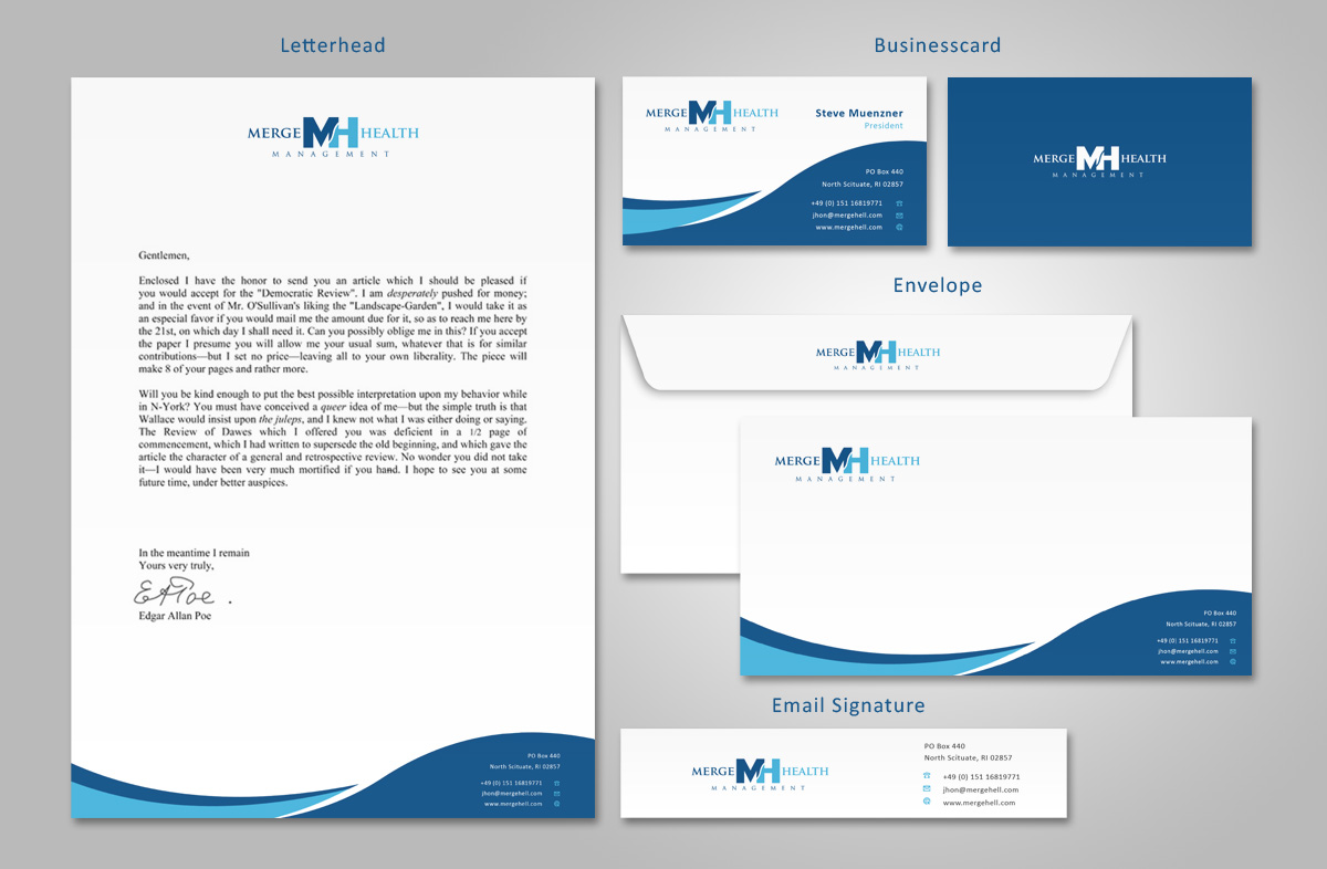 Stationery Design by Eggo May P for this project | Design #4976032