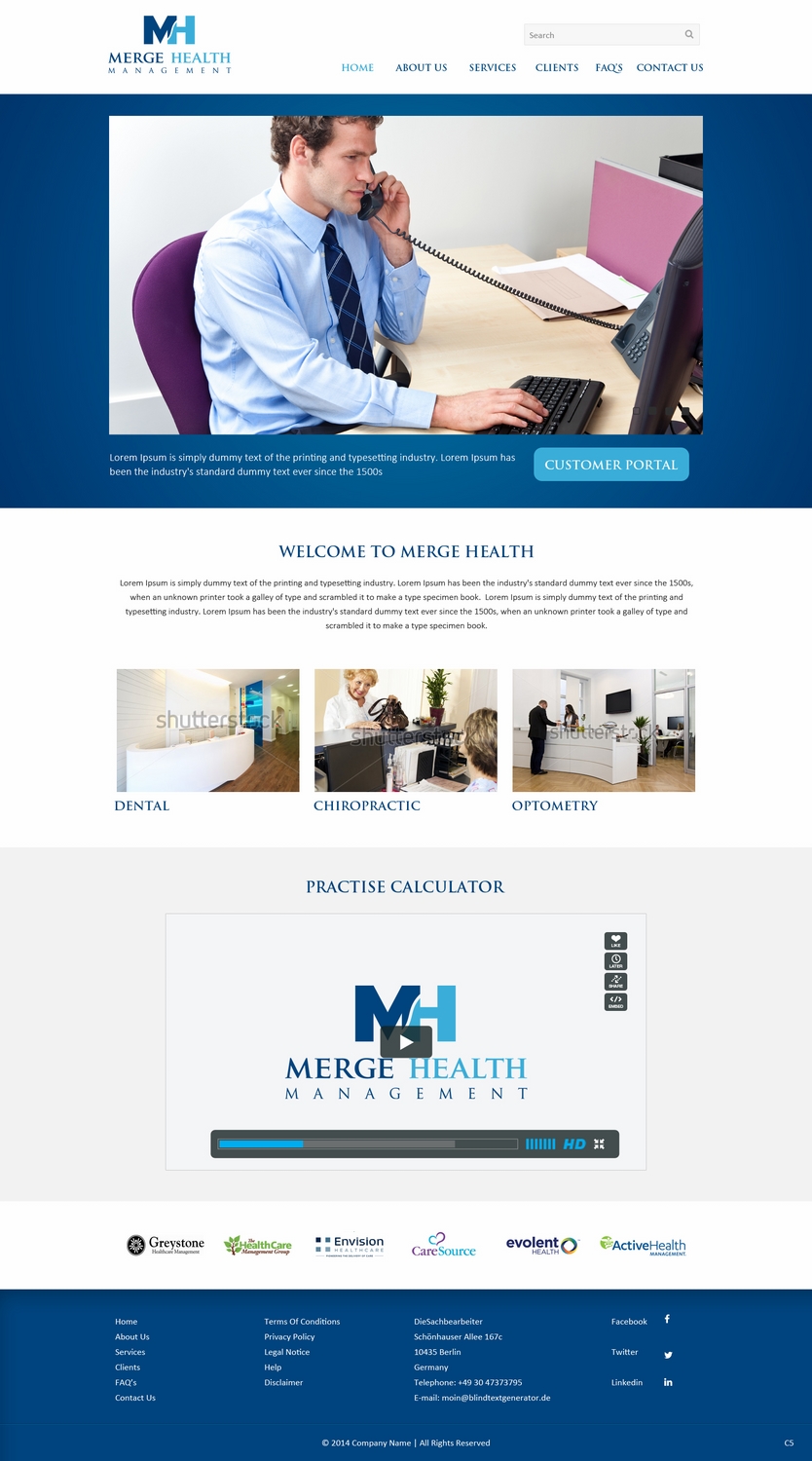 Web Design by pb for this project | Design #5142205