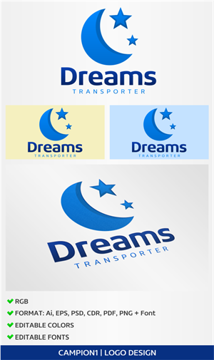 Logo Design by artsterdam for Dreams Transporter Inc. | Design: #4886815