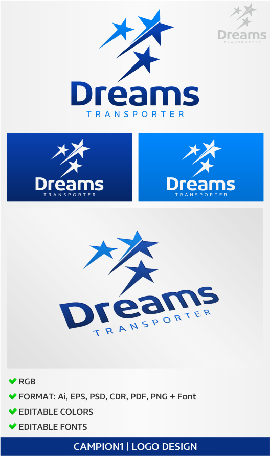 Logo Design by artsterdam for Dreams Transporter Inc. | Design #4886816