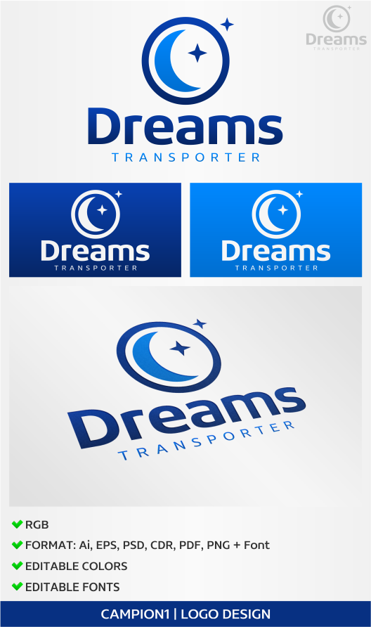 Logo Design by artsterdam for Dreams Transporter Inc. | Design #4886818