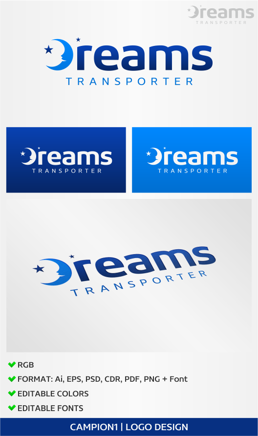 Logo Design by artsterdam for Dreams Transporter Inc. | Design #4886821