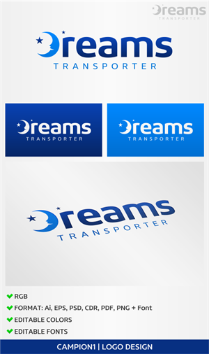 Logo Design by artsterdam for Dreams Transporter Inc. | Design: #4886821