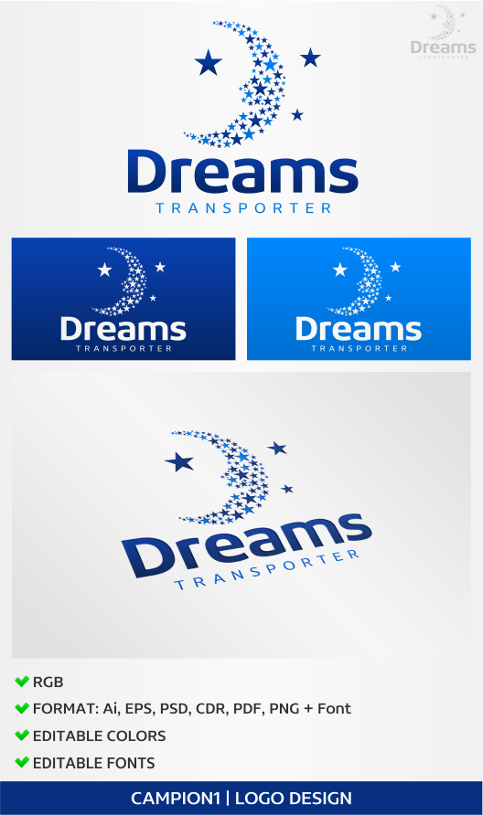 Logo Design by artsterdam for Dreams Transporter Inc. | Design #4886824