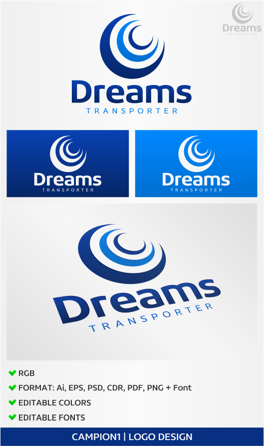 Logo Design by artsterdam for Dreams Transporter Inc. | Design #4886830