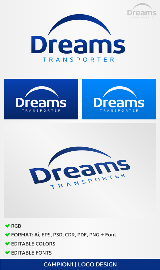Logo Design by artsterdam for Dreams Transporter Inc. | Design #4886833